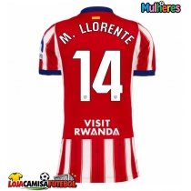 Camisa de Futebol Atletico Madrid Marcos Llorente #14 Equipamento Principal Mulheres 2026-27 Manga Curta